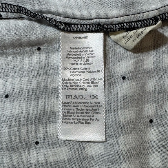 Madewell Double-Faced Hayden Popover Top in Breeney Plaid size Small - Picture 9 of 12